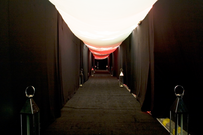 DRAPE Black Wool (4.5m Drop x 3m Wide)